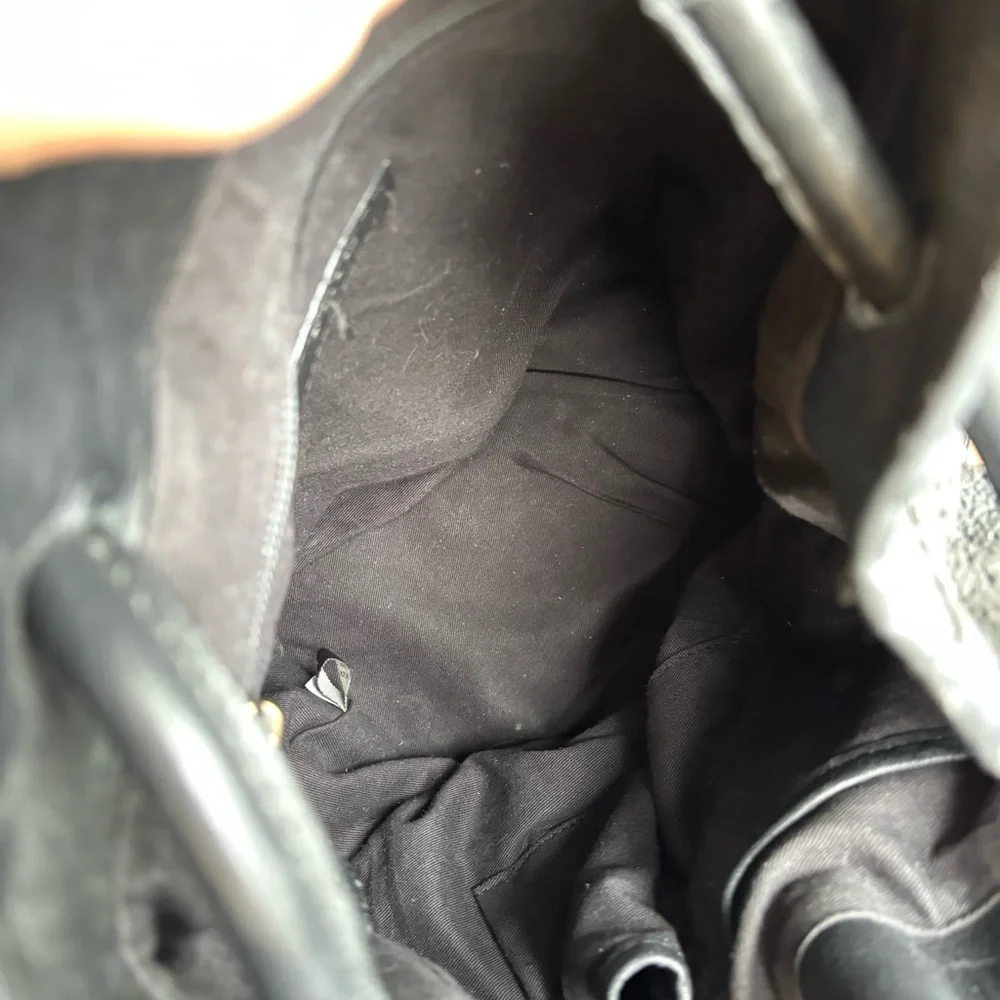 Frye leather backpack